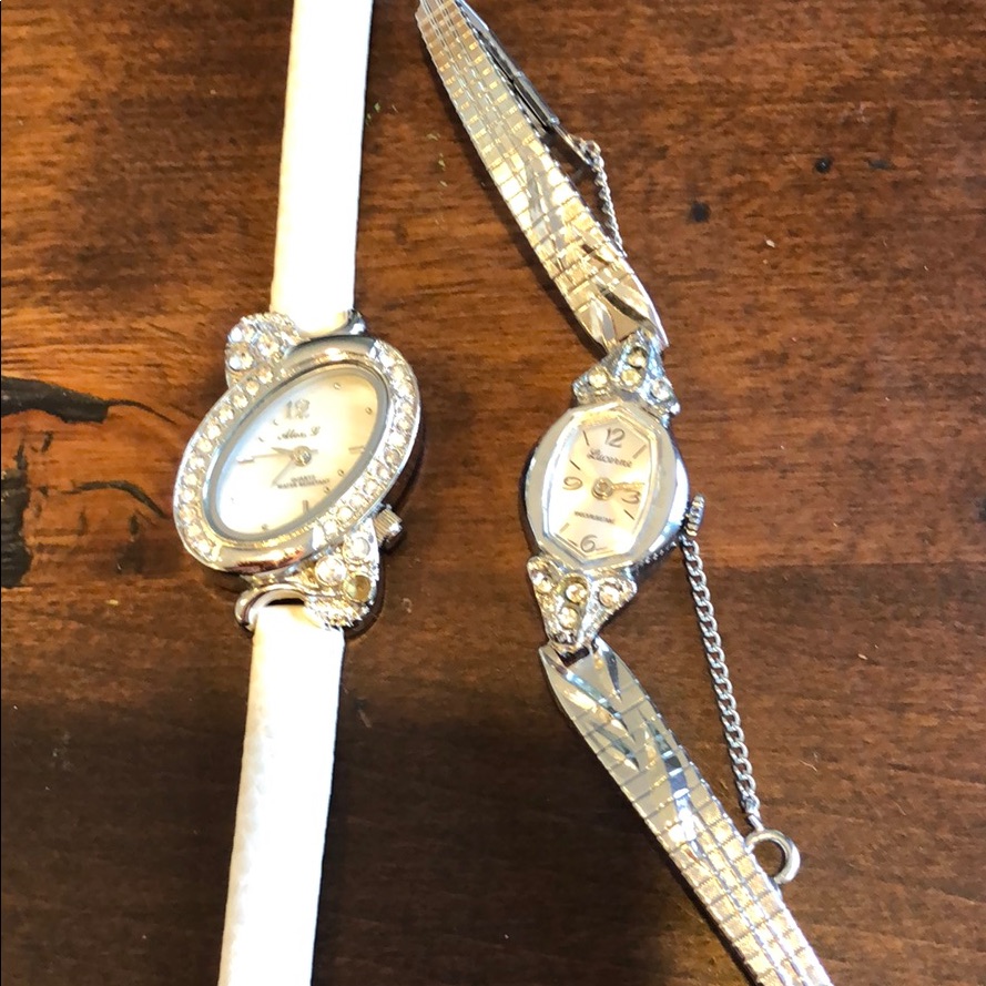 2 Vintage Stainless Steel Watches